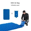 Uppblåsbar madrass Luftkudde bärbar sovmatta Damp Proof Waterproof Pad Handing Camping Ultra-Light Travel Mat 240220