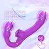 Vibrateur bâton de vibration masturbateur féminin jouets sexuels pour adultes produits jouet appareil de massage électrique multifonctionnel masseur double tête bâton de vibration fort 231129