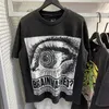 Nuovi vestiti per coppie T-shirt allentata a vita bassa Hell Star T-shirt a maniche corte Streetwear Cotone Moda uomo Stampa Lettera Girocollo Corto UNISEX