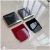 Mirrors Dopamine Color Classic Folding Double Side Mirror Portable Hd Make-Up Magnifying With Flannelette Pouch For Vip Client Drop Dhcwe