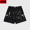 Summer Mesh Hole Sport Shorts Designer Shorts Homens Mulheres praia Roupa diária Roupa ao ar livre Casual shorts respiráveis Basquete curto M-3xl