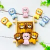 50pc Silicone Teether Beads Lion Baby Toy DIY Pacifier Chain Necklaces Pendant Bite Chew Rodent For Teething Kids Toys 240226