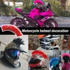 Perruque de décoration de casque de moto, nouvelle personnalité européenne et américaine, tête de chevalier Scomb créative de Style M7y4