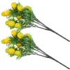 Decorative Flowers Artificial Fake Branch Tree Stem Fruit Branches Faux Arrangement For Home