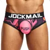 JOCKMAIL slip da uomo biancheria intima sexy in cotone a righe moda sospensorio mutandine intimo JM333