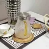 Ensemble de 6 sous-verres ronds en osier tissé, fournitures de fête, décors de Table, cadeaux d'événements avec plateau