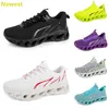 2024 hot sale running shoes mens woman whites navys cream pinks black purple gray trainers sneakers breathable color 2GAI