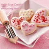 Baking Moulds DIY Vegetable Fruit Cutter Star Flower Heart Shapes Stainless Steel Cookie Stamps Mold Decorative Craft Kitchen Accessory