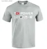 T-shirt da uomo Tdi Power Vag + Turbocharger Fun Fan T Shirt Cool manica corta regalo di Natale Una maglietta per gli appassionati di auto L240304