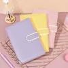 Macaron Color 128 Sheets Thicken Notebook Journal Planner Organizer Hardcover Business Diary School Stationery