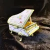 Bottles Handmade Piano Model Jewelry Box Color Painted Diamond Decorative Mini Car Ornament Birthday Gift