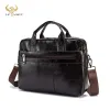 Backpack olej olejowy skórzana kawa Projektowanie Business Cele Business 15 "Dokument laptopa Fashion Attain Messenger Bag Portfolio 9022