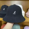 Kangoeroe Kangol Vissershoed Zonnehoeden voor heren Dames Zonnebrandcrème Borduren Handdoek Materiaal Koreaanse mode Ins Super Fire Hat H2204192668