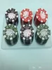 3 warstwy Poker Chip Style Grinders Palanie Akcesoria do rury Ziołowe Tobacco Instrukcja gadżetu papierosowego Red Green Black 122547516