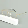 Solglasögon ramar tyska varumärkesdesigner glasögon för män titanglasögon ram 8g kvinnors inte deforma optiska linsglasögon blekna kmn506