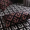 Nowoczesne geometryczne zestawki pościeli kalifornijskiej King King Sets Sanding Duvet Cover Zestaw poduszki 51*90 Duvet Covers 229*260 3PCS Zestaw łóżka