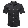 Overhemden voor heren Casual overhemden met korte mouwen Button-down overhemd voor heren Strand Zomer Werkoverhemd Grote maten M L XL XXL XXXL 3XL 4XL 5XL