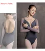 Palco desgaste ballet dança collant ginástica traje feminino exame de arte prática corpo sabin aérea yoga collants outfit