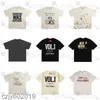 T-shirts de créateurs Galerie DepentsT Chemises d'été Vêtements de luxe Mode Casual Sports Hommes et femmes T-shirts à manches courtes Série Noir Blanc Rouge Marron