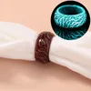 Cluster Ringen Mode Glow In Dark Hars Mannen Vrouwen Halloween Lichtgevende Gloeiende Ring Voor Party Vinger Sieraden Gift