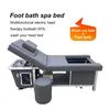 professional hair washing bed head spa foot bath spa bed massage Shampoo bed With Water circulation and fumigation function