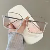 Sunglasses Ultralight Myopia Glasses Portable Eye Protection Blush Computer Goggles Anti Radiation Frame Eyewear Men Women