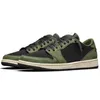 2024 basketbalschoenen Golf Olive Black Phantom Reverse Mocha Wolf Grey UNC Voodoo Bred Toe dames heren trainers outdoor Wandelschoen sport sneakers