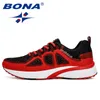 Bona Sneakers Sport Mesh Trainers Lightweight Baskets Femme Running Outdoor Athletic Shoes Men 240229