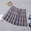 Dresses Preppy Style Summer Women Skirts 90s 2021 Fashion Kawaii Cute Pleated Skirts High Waist Korean Plaid Mini Skirt Women