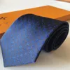 Mit Box Männern Krawatte Design Herren Krawatten Mode Neckkrawatten Streifen Muster Stickerei Luxurys Designer Business Cravate Kastree