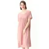 Dresses Female Summer Dress New Plus Size Loose Sleepwear Nightdress Comfortable Cotton Nightgown Women Short Sleeve Nightshirt 2xl7xl