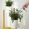 Autres bâtiments de jardin Étagères à fleurs multicouches simples Salon du sol au plafond Intérieur Nan Support de plante en bambou Support de pot de fleur de balcon créatif YQ240304