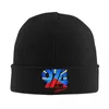 Berets 974 Reunion Island Logo Bonnet Chapéu Tricô Homens Mulheres Moda Unissex Reunionese Orgulhoso Inverno Quente Skullies Beanies Caps