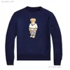 Polo da uomo Maglione Casual da uomo con stampa Teddy Bear Pulloverpolo Polo Ralphs Felpa Giacca" 9355