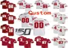 Gestikt Custom 5 Graham Mertz 53 T J Edwards 56 Zack Baun 57 Jack Sanborn Wisconsin Badgers College Mannen Vrouwen Jeugd Jersey1392606