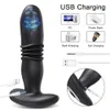 Male Thrusting Prostate Massager Bluetooth APP Vibrator for Men Gay Anal Plug Wireless Remote Butt Sex Toy Couples 240227