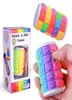 3D Puzzle Cube Puzzle Tower Magic Cylinder Cubes Rotera glidpussel hjärnteaser spel Utbildning Vuxen Kreativa leksaker för Kid8875491