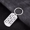 Portachiavi 12PC Lotto Ti amo Portachiavi Dog Tag Portachiavi in ​​acciaio inossidabile per coppia fidanzata fidanzato moglie marito portachiavi Funn231i