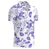 Survêtements pour hommes Logo personnalisé chemises ensembles manches courtes décontracté boutonné plage fleur chemise et Shorts rétro hauts à la mode