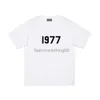 2024 EssentialSweatshirts Designer Dress Shirt 1977 T Shirt Men Tshirts Cotton Loose Letter Mens Athletic Shorts Luxury Ess Essentialsweatshirts x