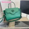 Mode schoudertas Klassiek La Medusa Tote handtassen voor dames Dames luxe designer tassen handtas Groen lederen bakken Crossbody portemonnee 202332