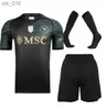 Voetbalshirts Maglia Napels 2023 2024 Doelman KVARATSKHELIA Mannen KIDS Kits VOETBALSHIRT LOZANO SSC Fans PlayerH2434