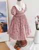 Infant Girl Smocked Floral Dress Baby Smock Frocks Children Spanish Boutique Clothes Baby Girl Spain Hand Made Smocking Dress T2004170202