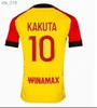 サッカージャージMaillot RCレンズホームイエローセントバーベスペシャルカクタオペンダガナゴソトカフォファナフットボールシャツ2023 2024 Hommes Enfants Kids Notre Sang2434