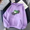 Sweats à capuche pour femmes Style coréen Kawaii Skateboard Frog Anime sweat à capuche femmes sweats à capuche Harajuku chaud pull cordon surdimensionné