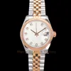 Ladies Watches Women 31mm 279171 Diamond Dial 278273 Rostfritt stålarmband Folding CLASP 2813 Automatiska armbandsur Watch