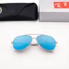 Lunettes de soleil de luxe Ray 3025/3016 Hommes Femmes Pilote Lunettes de soleil UV400 Lunettes Mode Métal Cadre HD Polaroid Lunettes de lentille