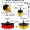 Cleaning Brushes 20Pcs/Set Electric Brush Power scrubber Brush Cleaning Kit Bathroom Surfaces Tub Shower Tile and Grout Drill Attachment KitL240304