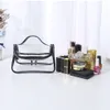Bolsa de maquiagem portátil para viagem de negócios, armazenamento em PVC, grande capacidade, estilo Instagram, alta aparência 734958