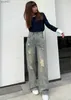 Damskie dżinsowe dżinsy dżinsy kobiety retro dżinsowe dżinsowe kurtka Kobieta Milan Runway Designer Sukienka Sukienka z długimi rękawami A20 240304